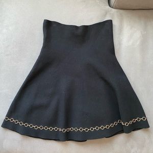 Last Chance!!! Zara Knit Skirt with Chain Detail Size M